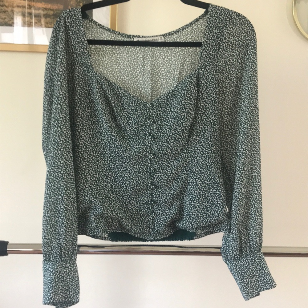 Abercrombie Button Front Blouse - image 1